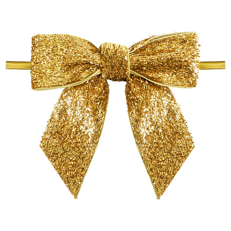 Velvet Glitter ribbon bow