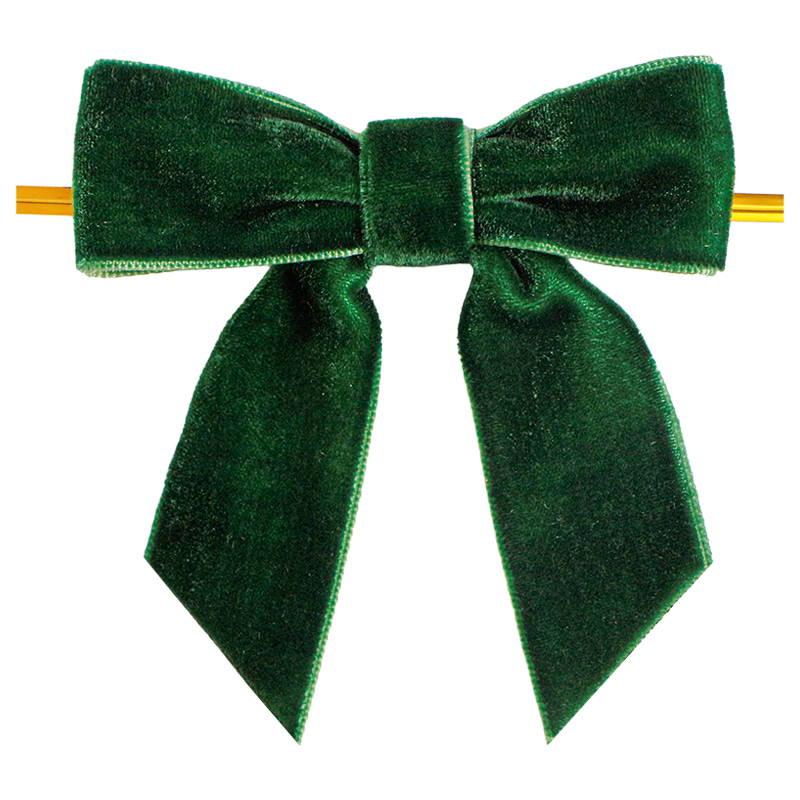 Velvet ribbon bow ,Velvet Glitter ribbon bow,tie bow 