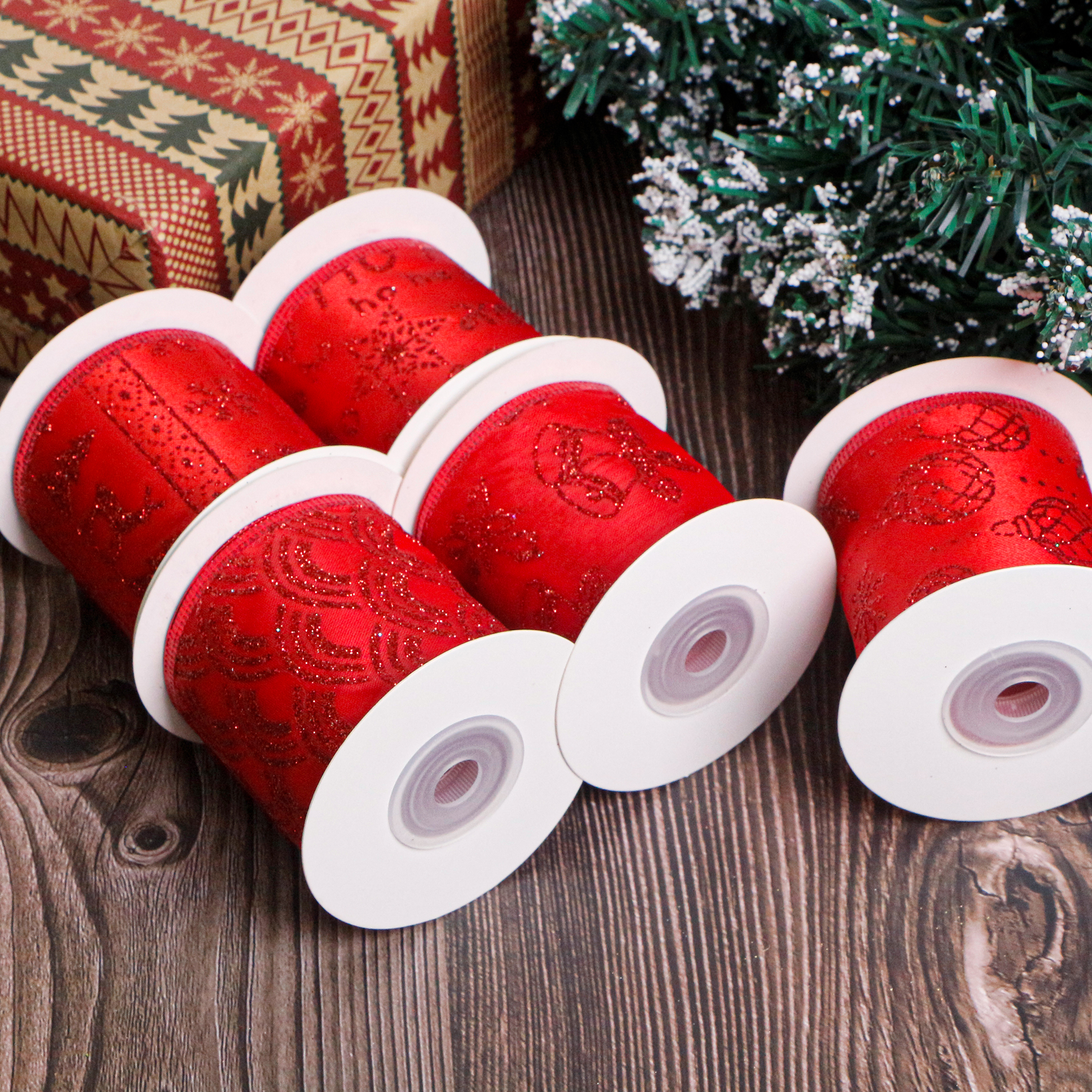 Christmas ribbon set