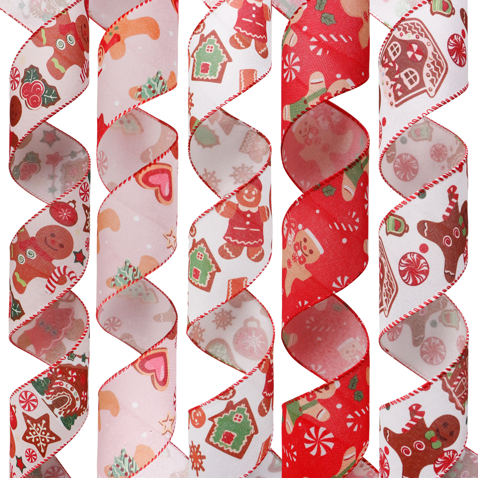 Christmas tree,Berry,leaf,snowman series ribbon