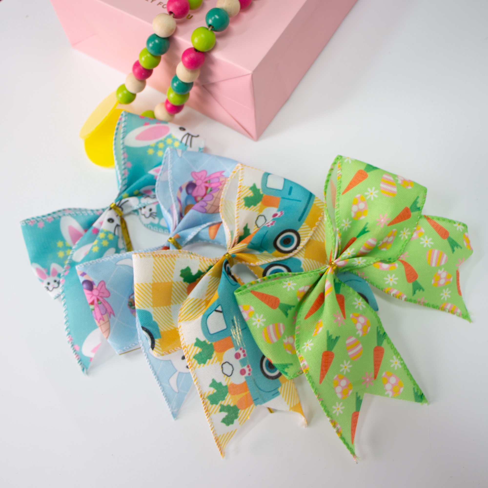 Easter Wired Edge Ribbon Bow