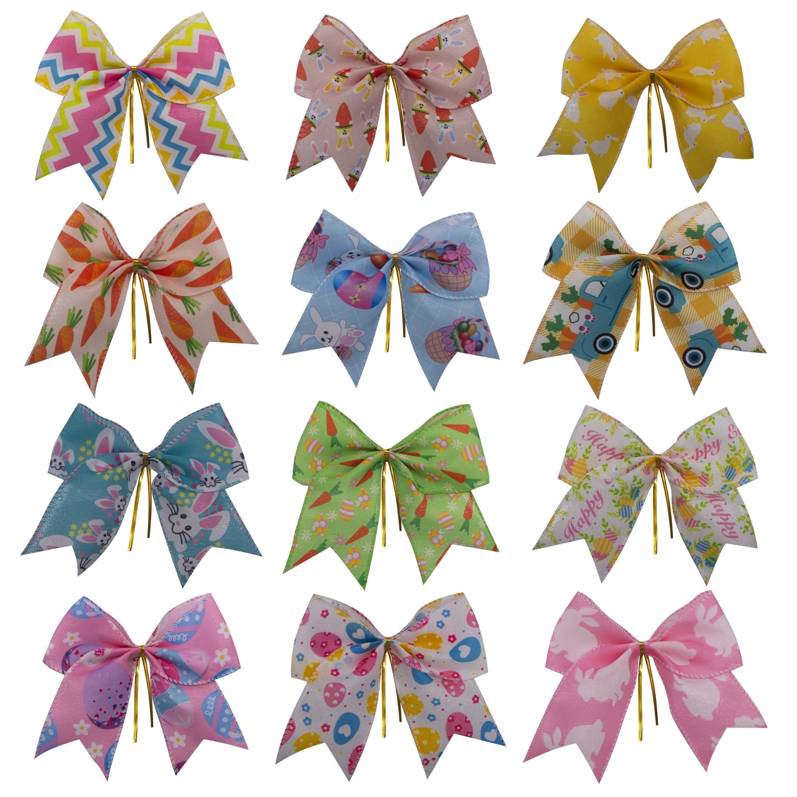 Easter Wired Edge Ribbon Bow