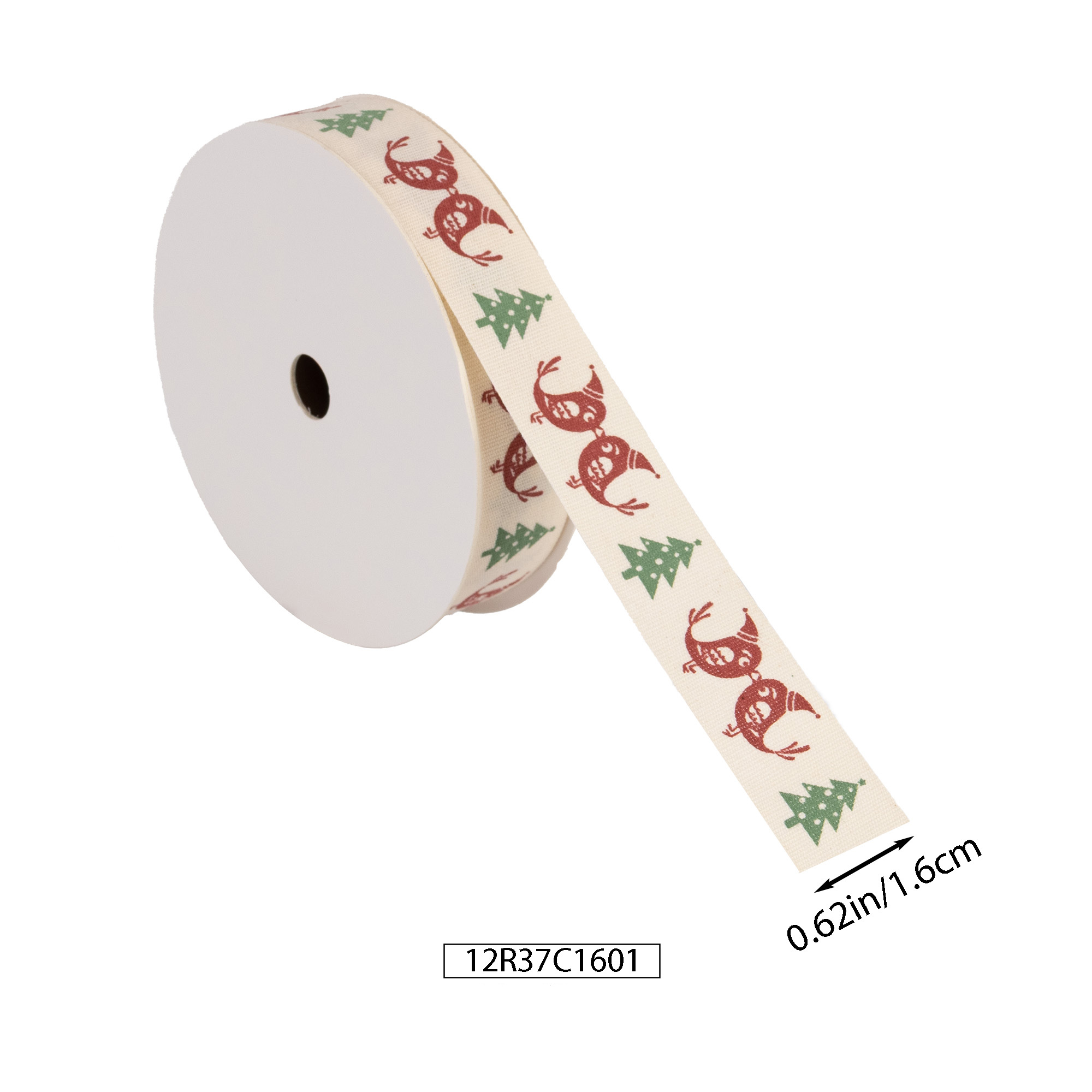 white cotton ribbon personalised