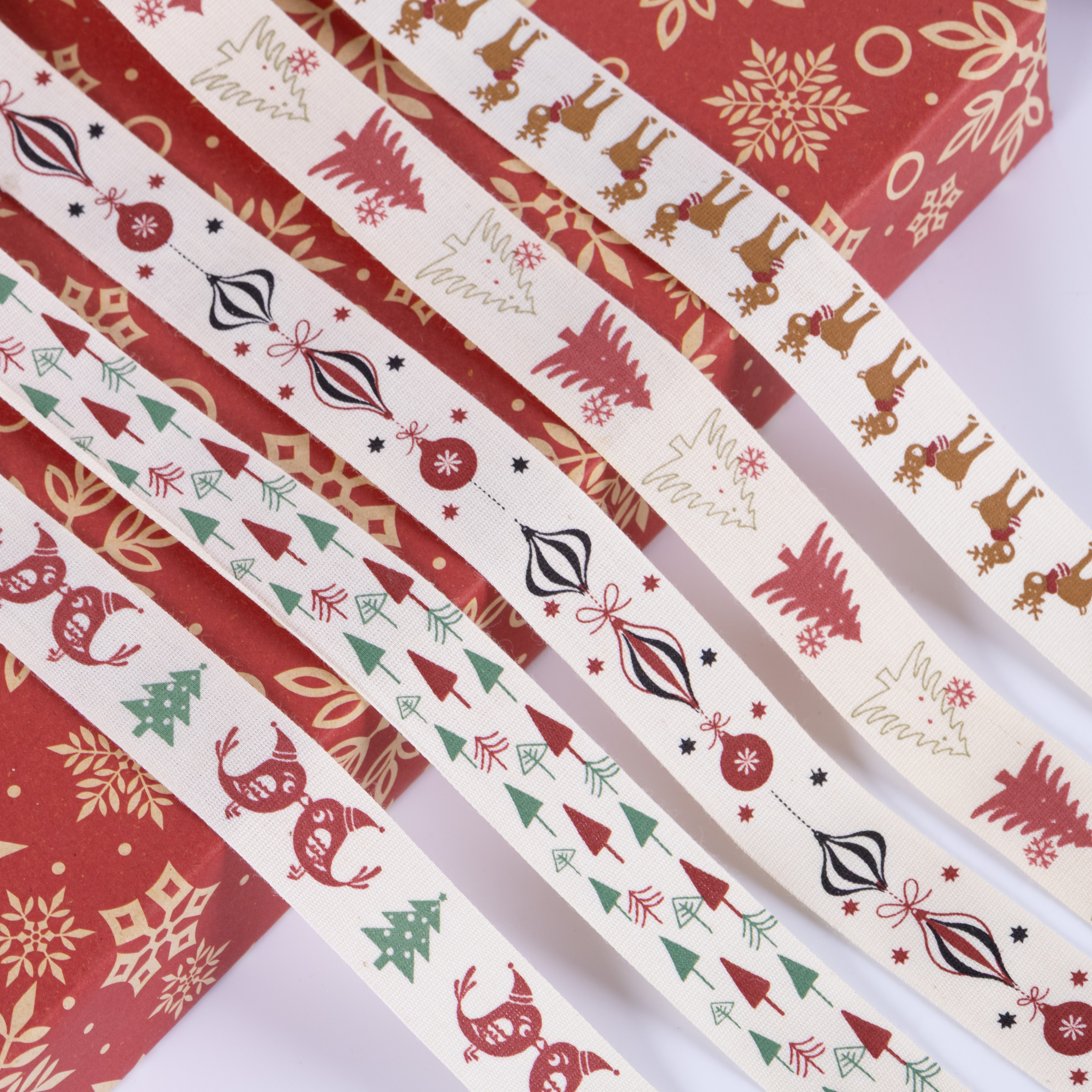 white cotton ribbon personalised