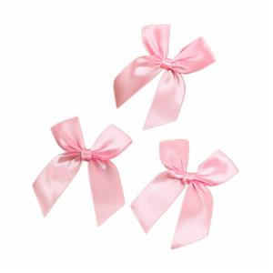 High-Quality Pink Butterfly Ribbon Bow Pre-made for Gifts
