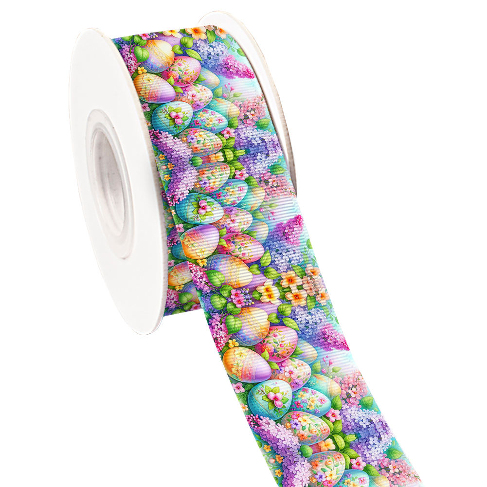 Wholesale Grosgrain Ribbon Easter Cartoon Print 25mm/38mm