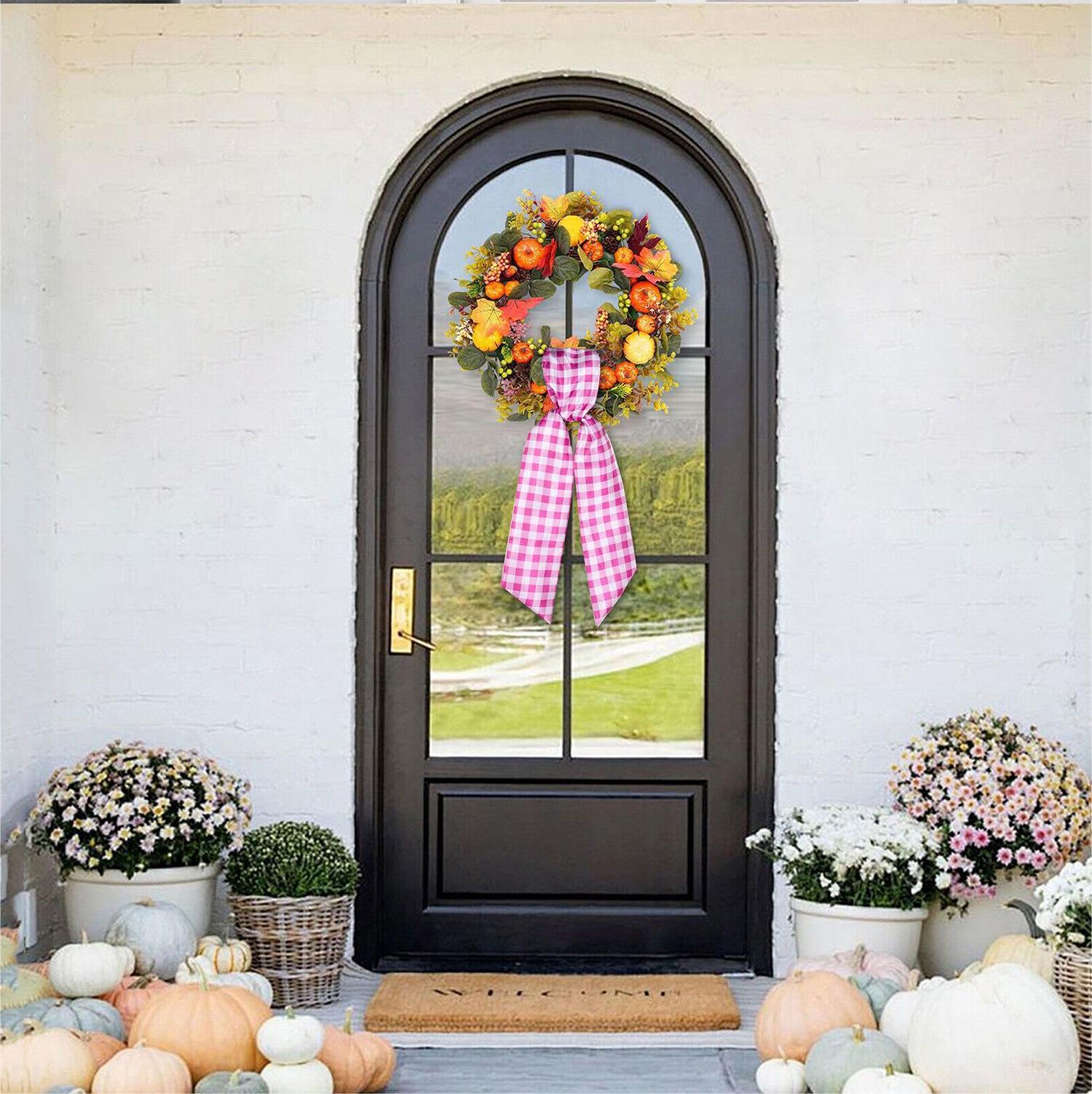 custom wreath ribbon bow