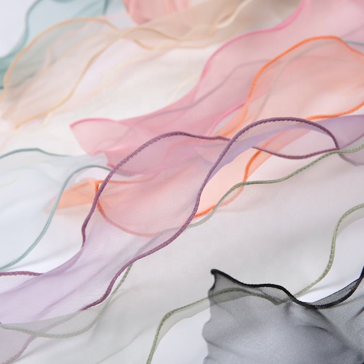 Custom Solid Transparent Organza Ribbon Roll