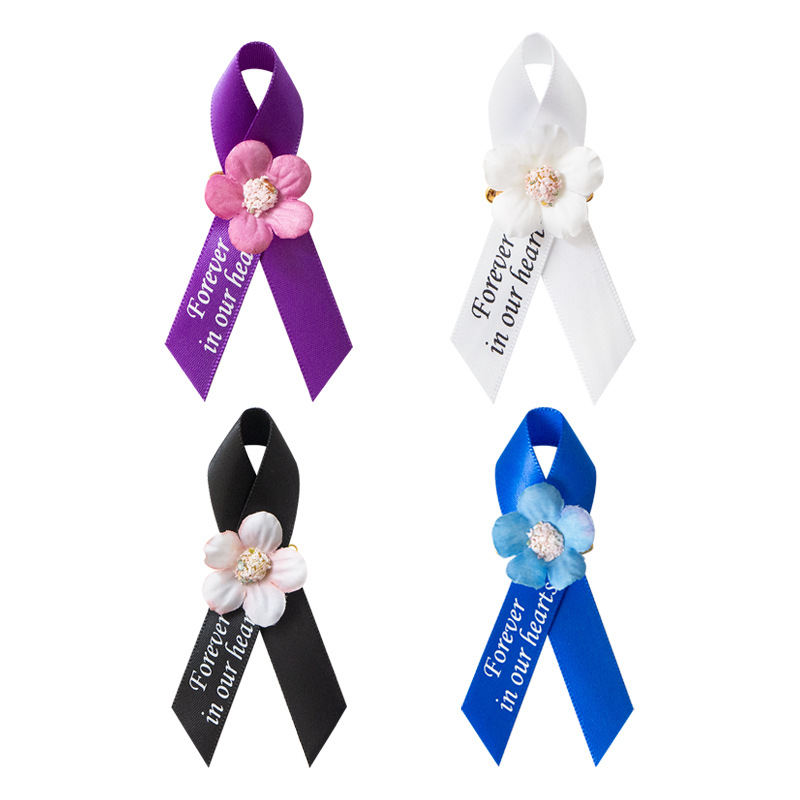 Charity Memorial Hand-Tied Funeral Ribbons and Bows