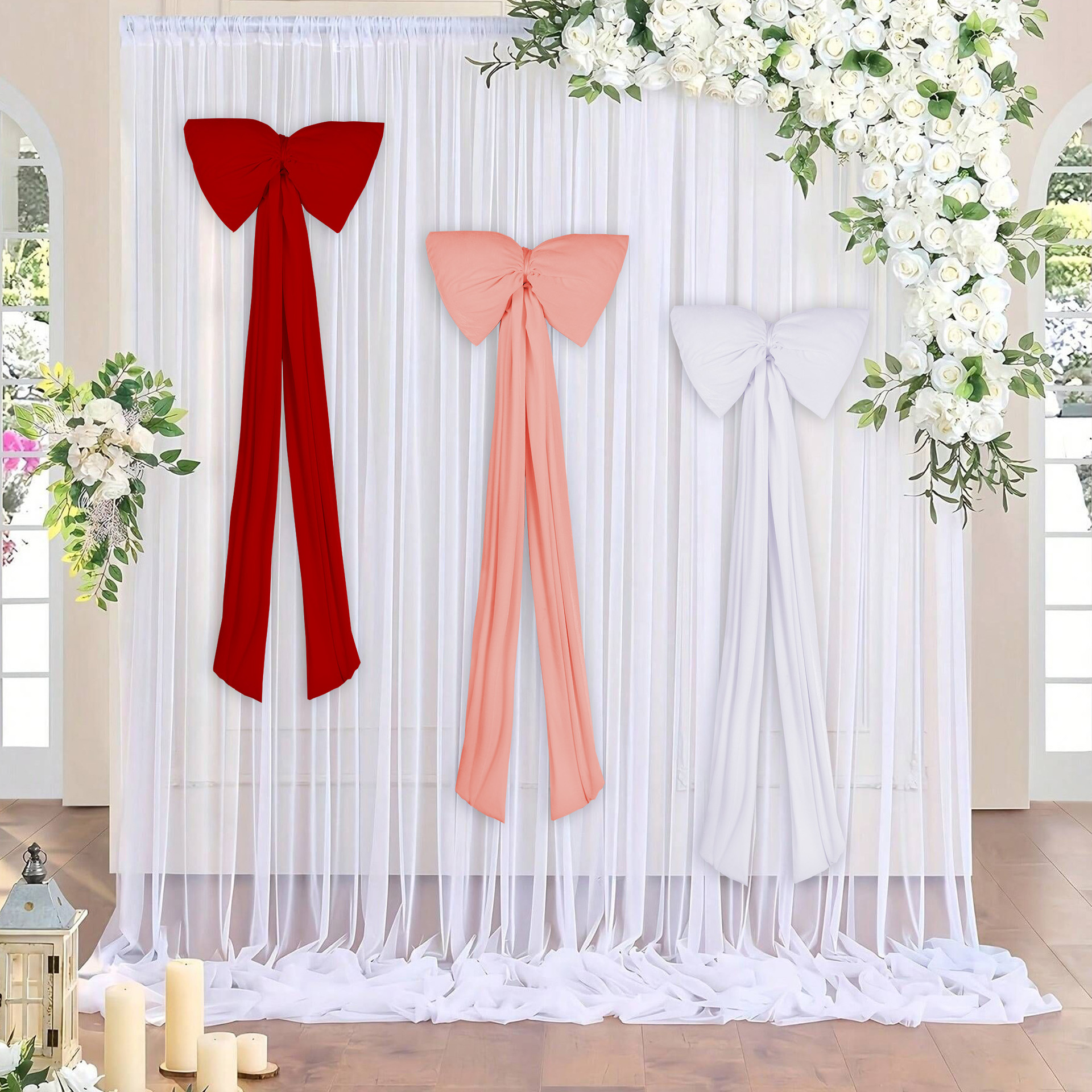 large velvet bow