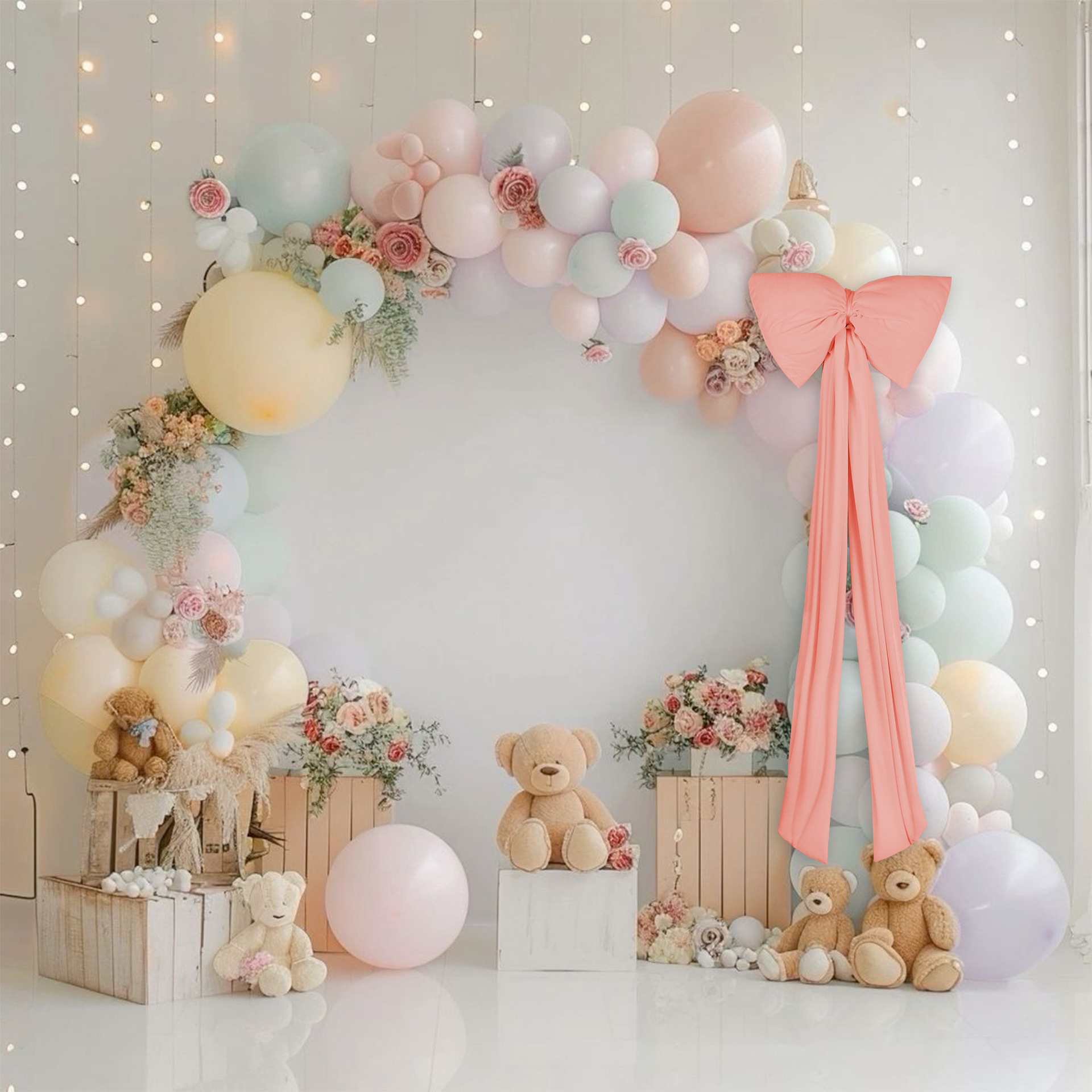 Large Ribbon Bow for Wedding & Event Stage Backdrops