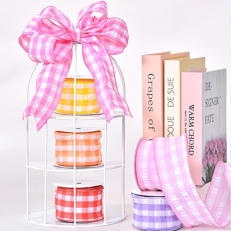 Wired Edge Christmas Ribbon for Gifts & Tree Decor