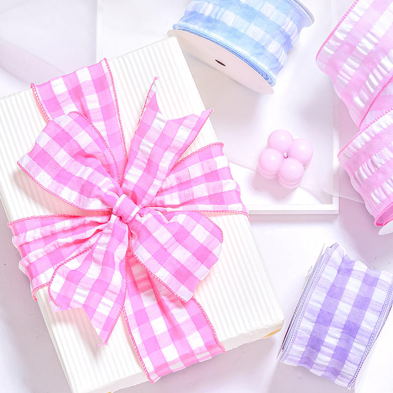 Wired Edge Christmas Ribbon for Gifts & Tree Decor