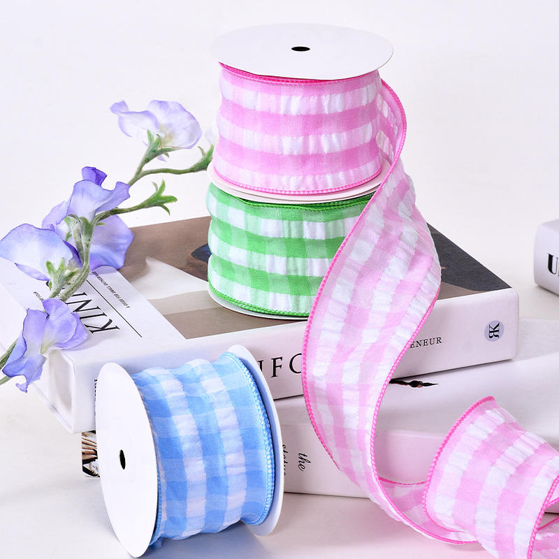 Wired Edge Christmas Ribbon for Gifts & Tree Decor
