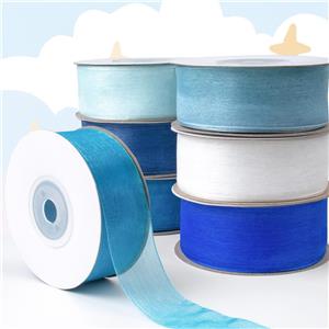 Blue Organza Ribbon 1