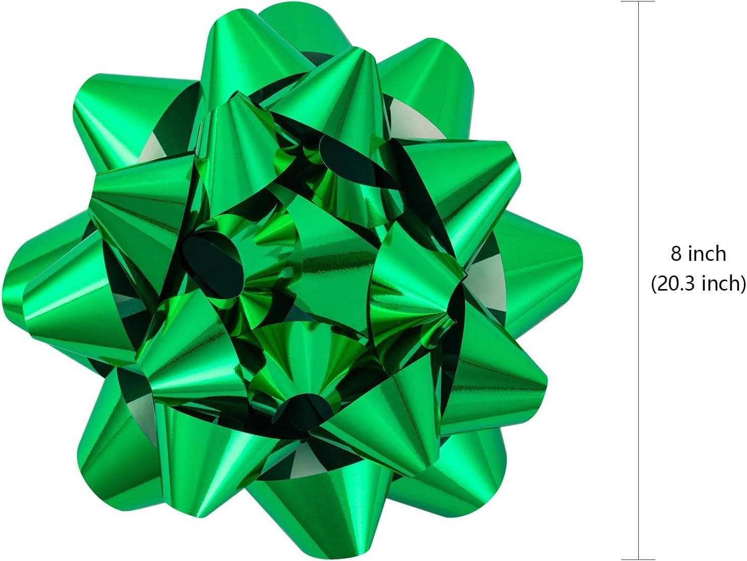 Festive Star Bows with Confetti for Present Decor