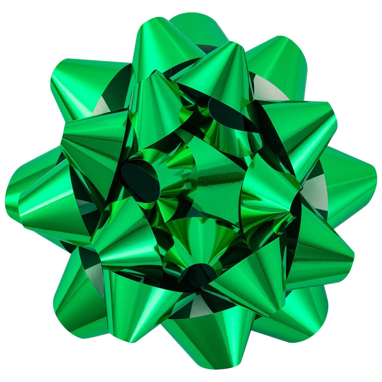 Festive Star Bows with Confetti for Present Decor