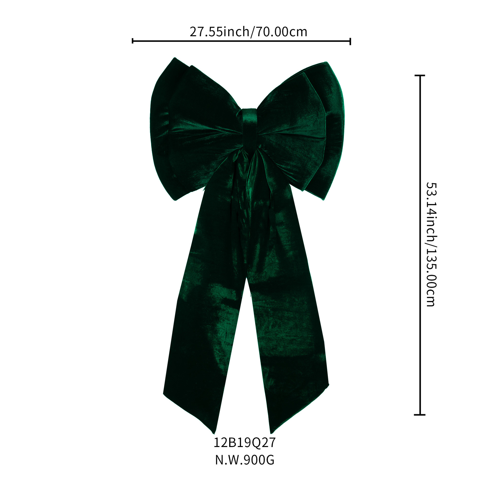 Red Velvet Bow Tie - Christmas & Wedding Party Decor