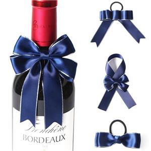 Stretch Elastic Loops with Satin Ribbon Bows for Gifts