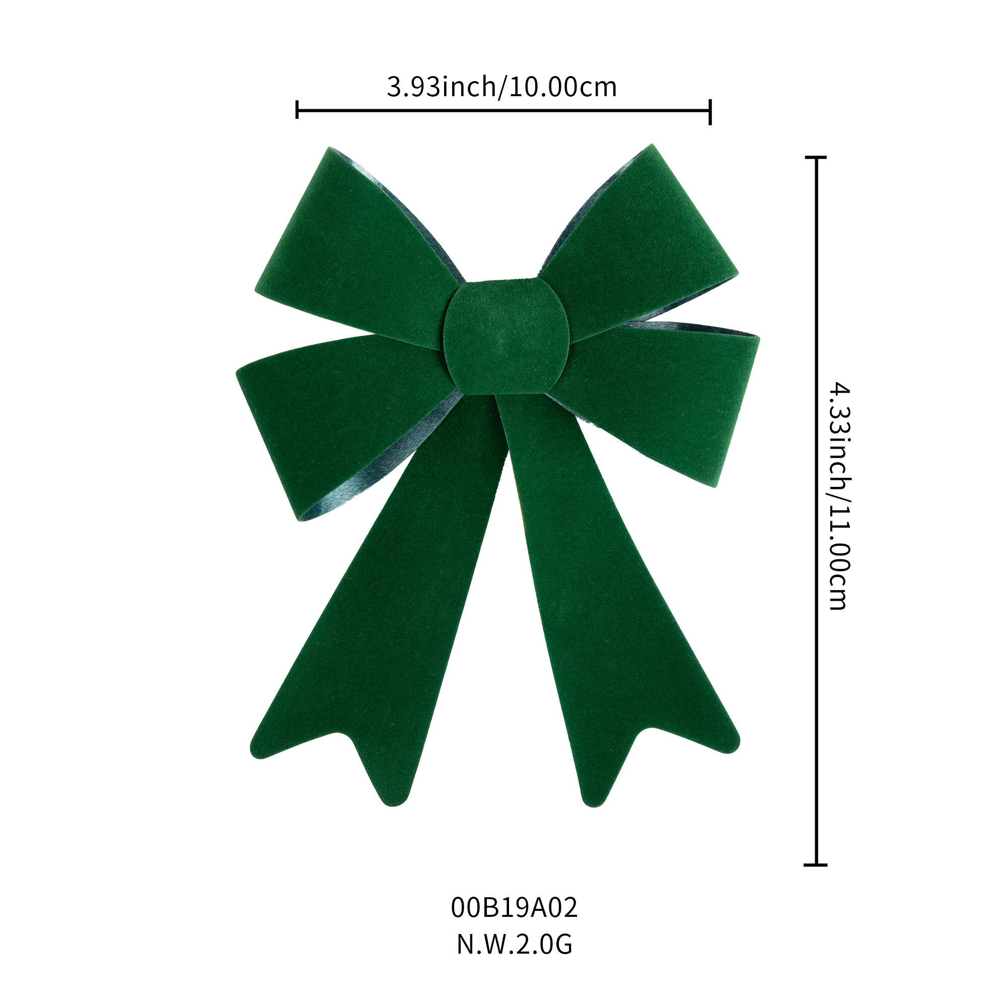 Xmas PVC Bows for Gift Packing Christmas Decoration