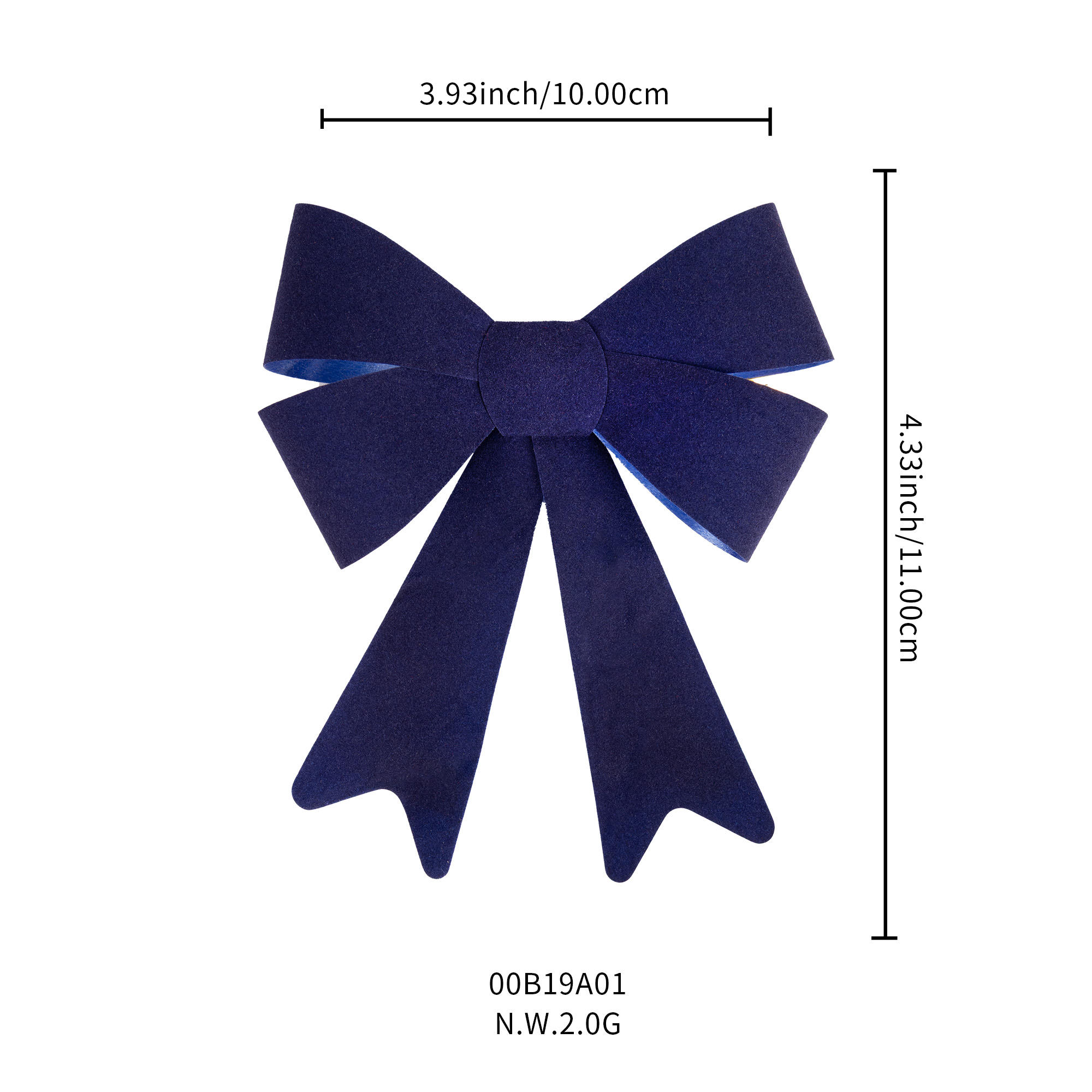 Xmas PVC Bows for Gift Packing Christmas Decoration