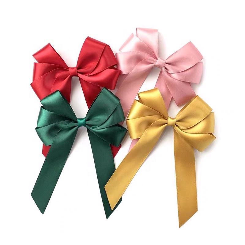Custom Self-Adhesive Gift Wrapping Ribbon with Elastic Bows