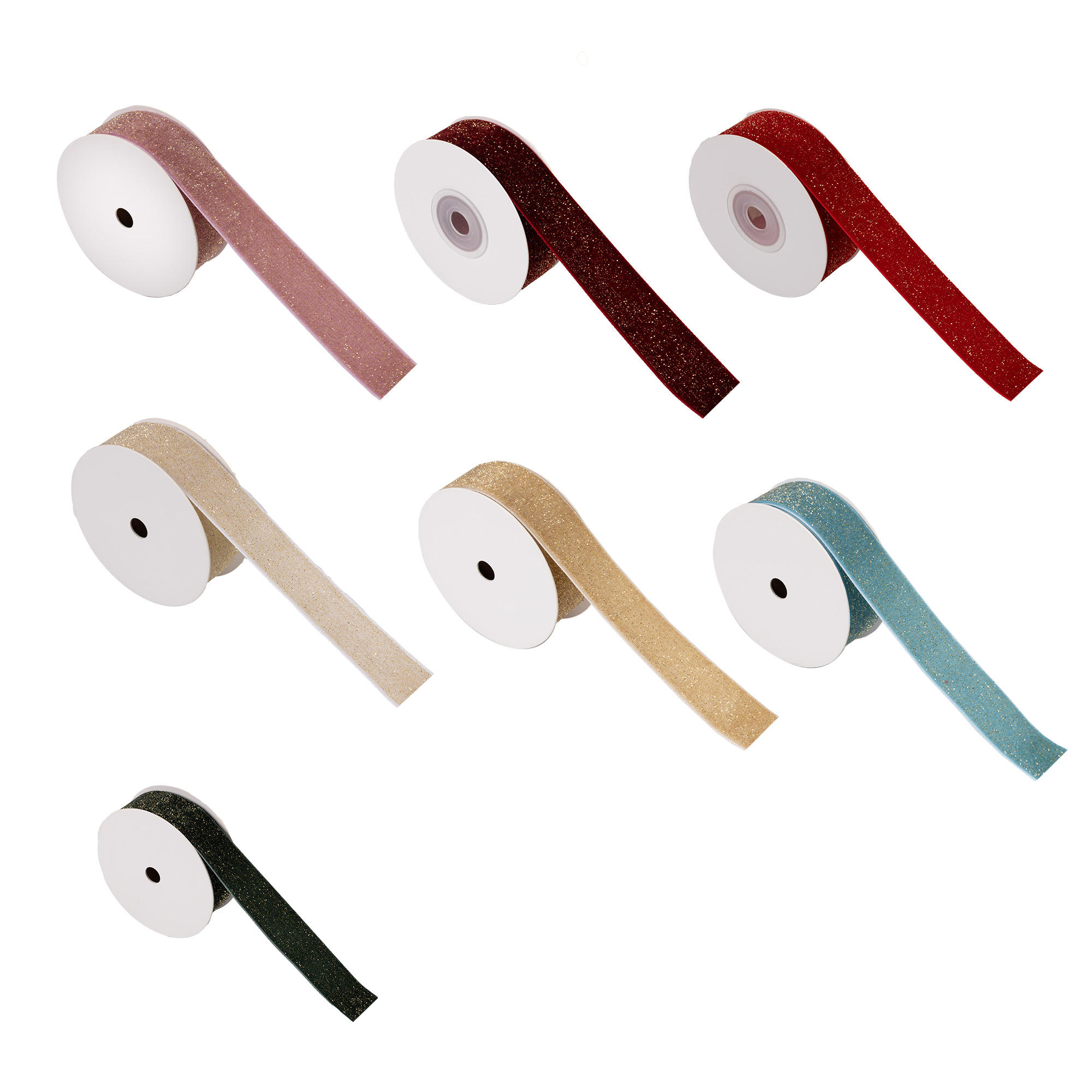 Sparkly 25mm Velvet Ribbon - Unique Design