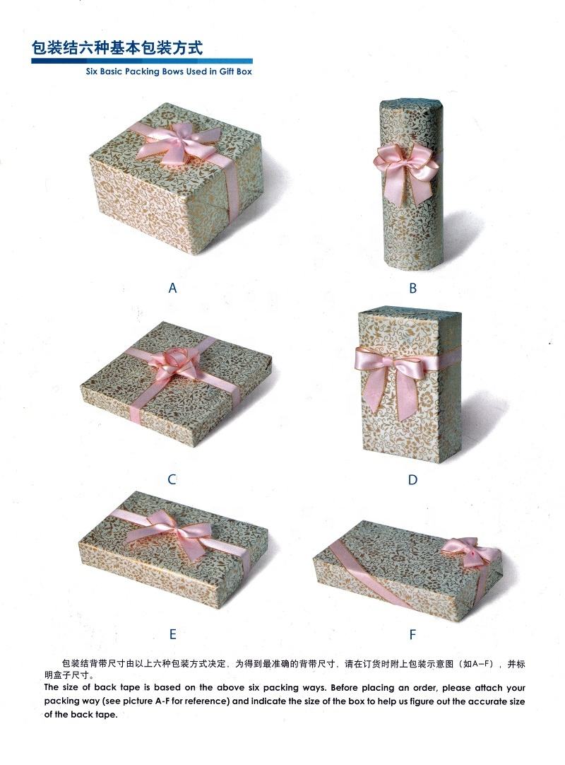 Custom Pre-Tied Gift Wrapping Bows and Ribbons with Elastic Loop