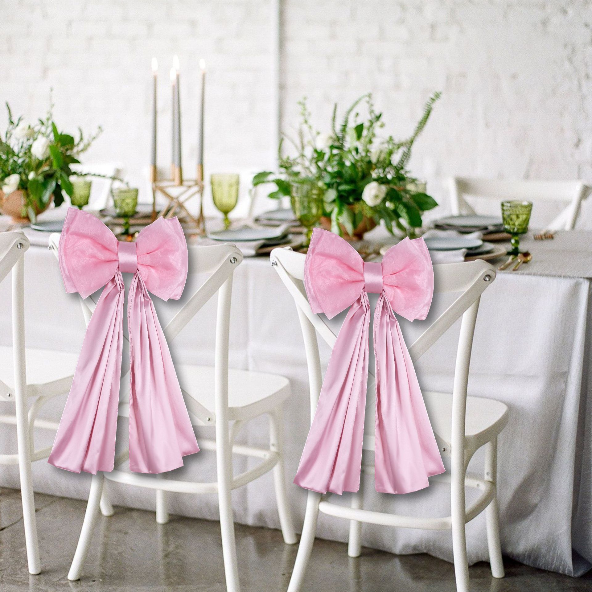 Giant Butterfly Wedding Chair Back Decor Custom Fabric