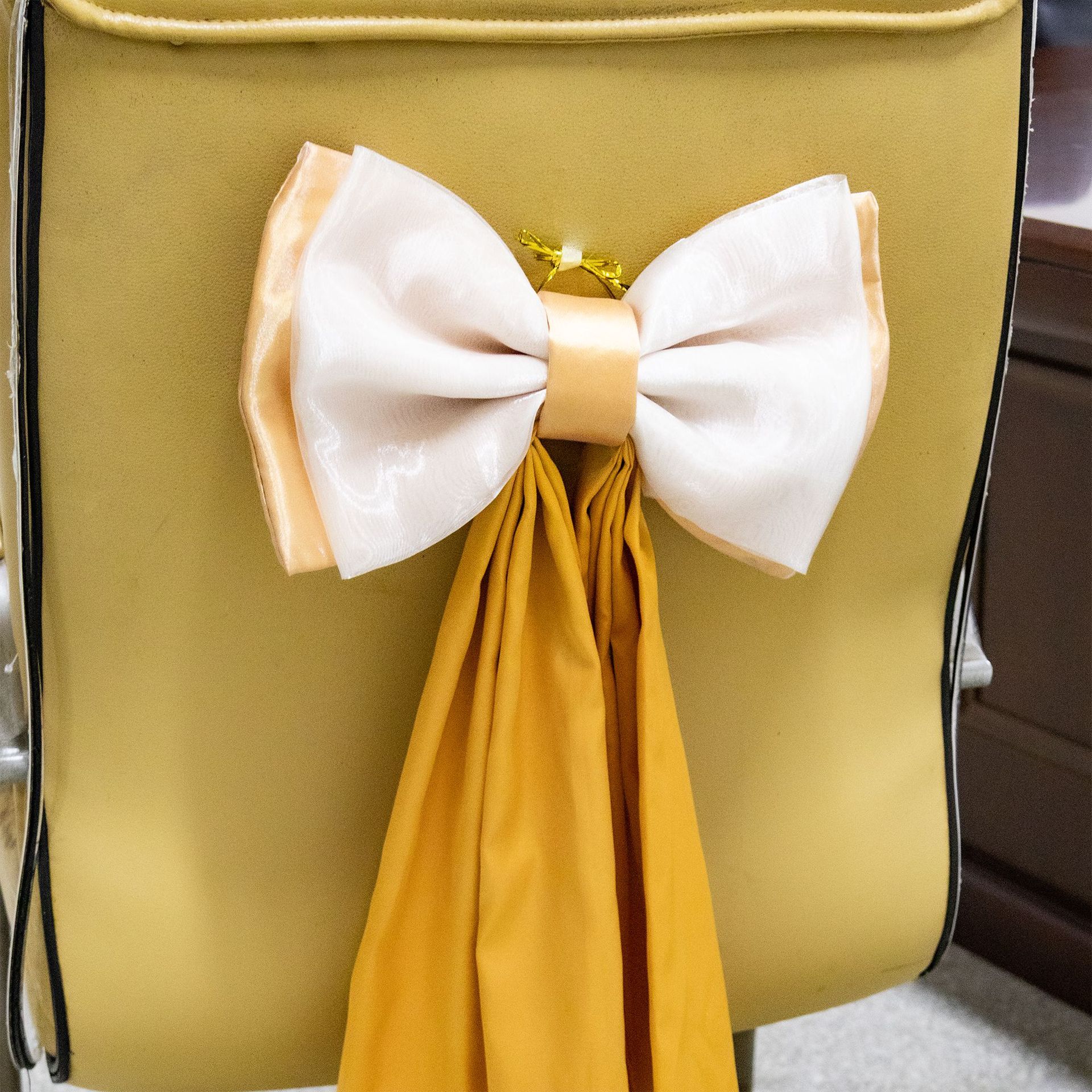 Giant Butterfly Wedding Chair Back Decor Custom Fabric