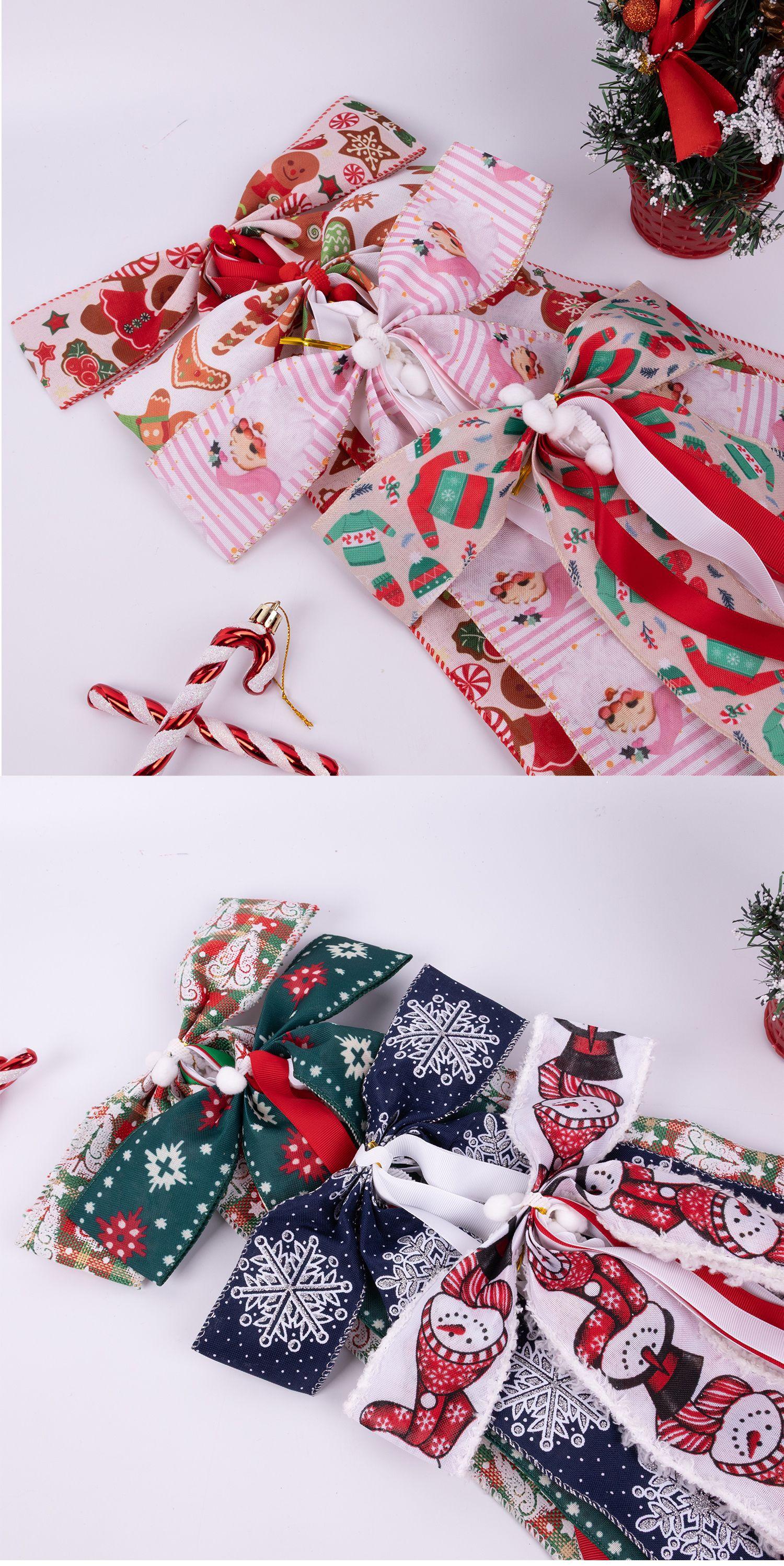 Large Polyester Christmas Bow