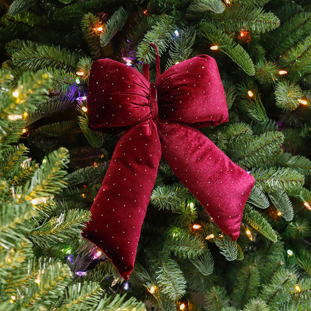 Premium Red Fancy Bows 20cm and 30cm Wholesale Christmas Decor