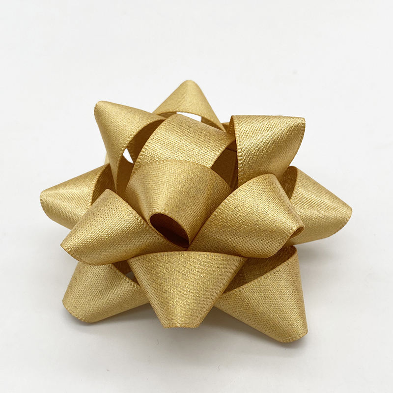 Pre-Tied Self-Adhesive Sparkle Bows for Gift Wrapping