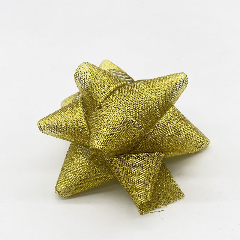 Pre-Tied Self-Adhesive Sparkle Bows for Gift Wrapping