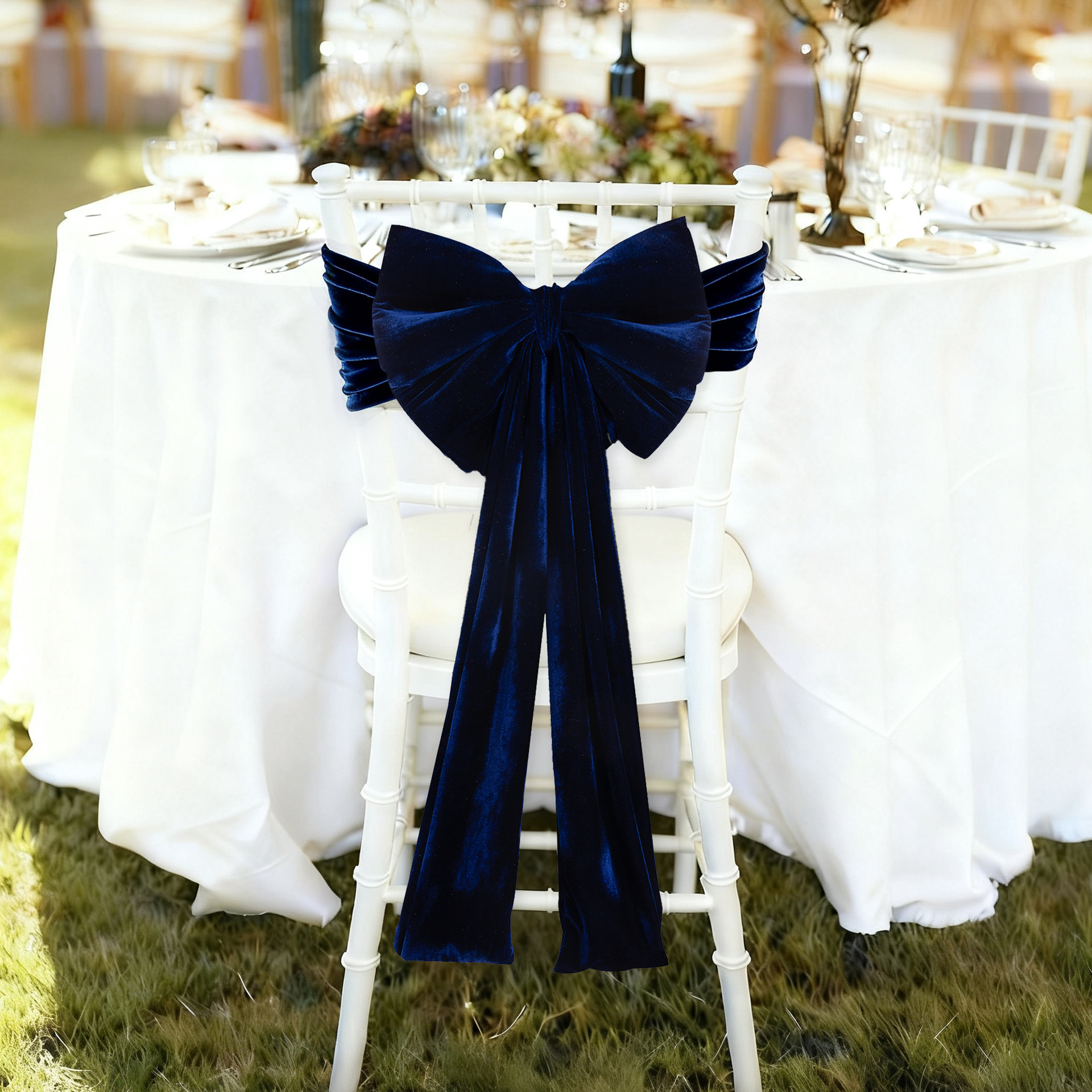 Custom Ribbons and Bows for Wedding Hotel Events