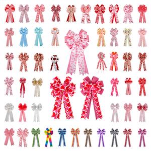 Wholesale Heart Print Ribbon for Bows Valentine Decoration