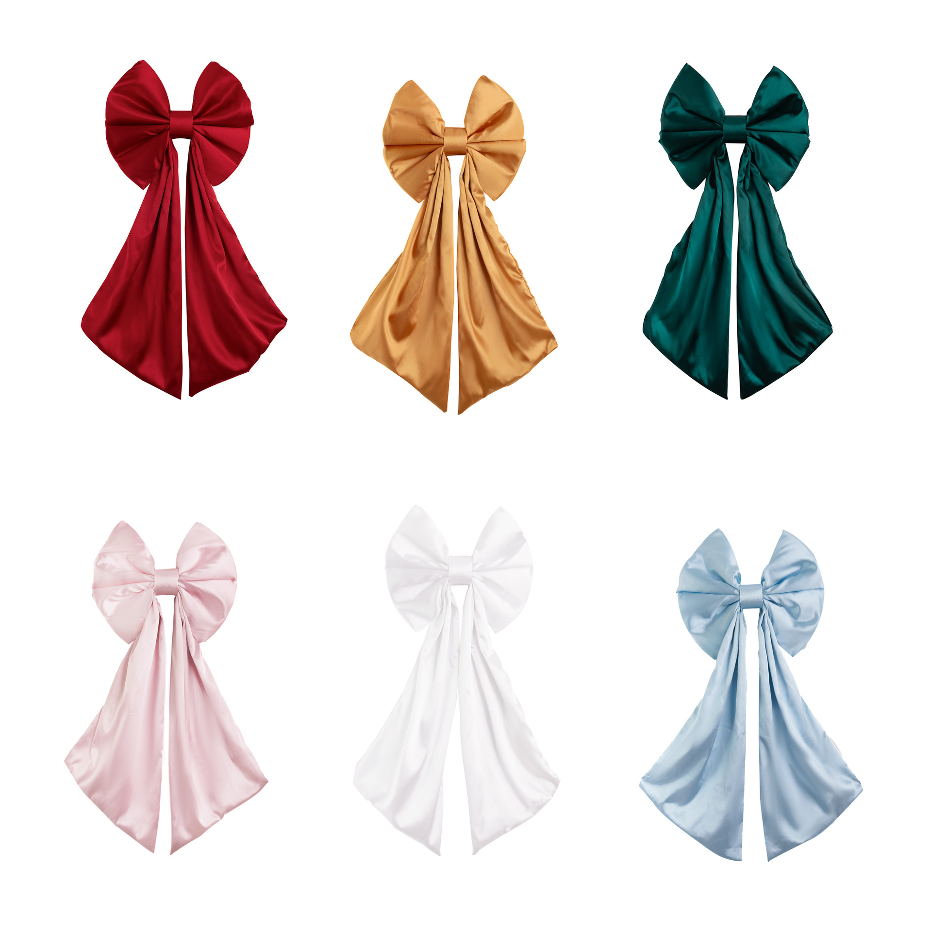 Custom silk ribbons and bows for weddings Christmas decor
