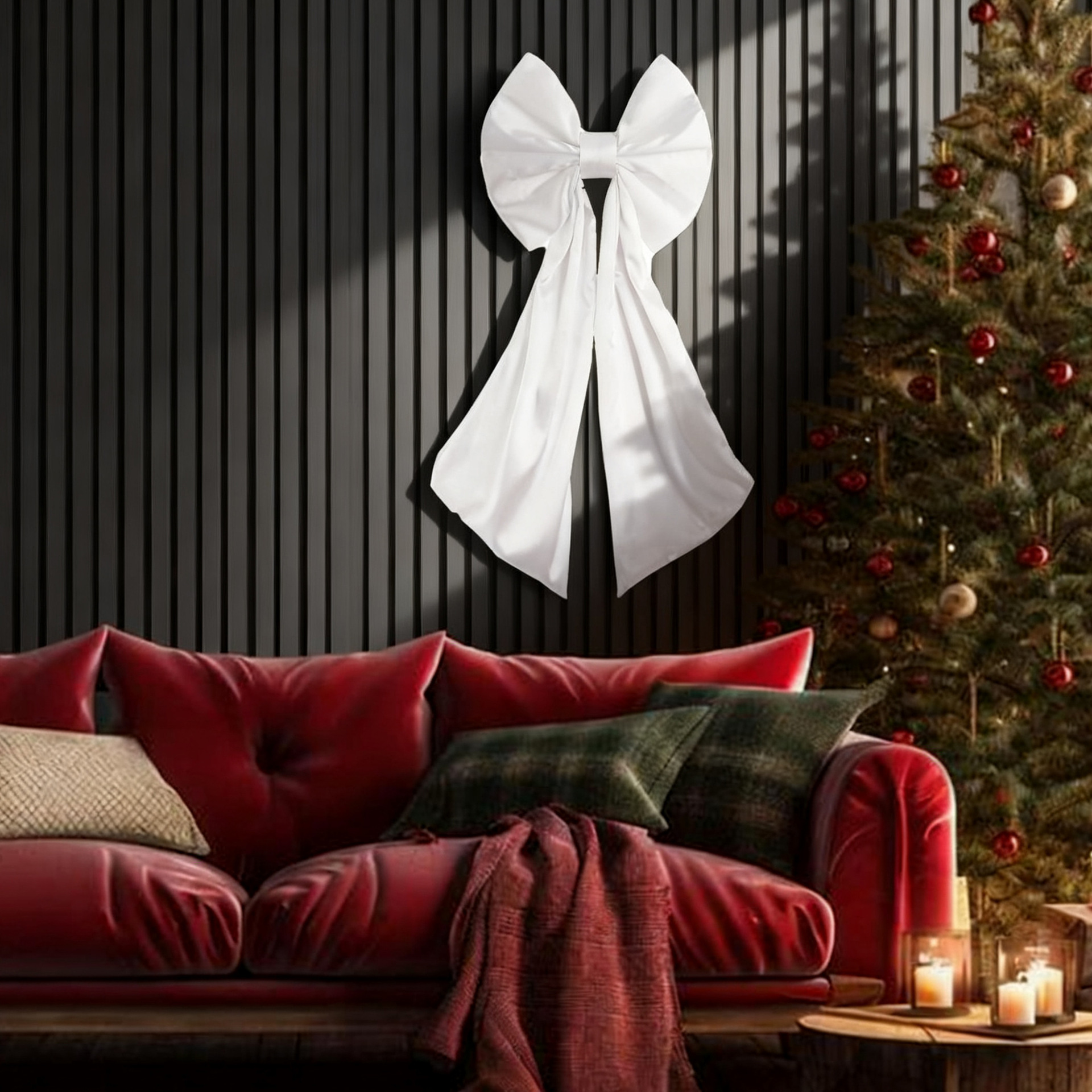 Custom silk ribbons and bows for weddings Christmas decor