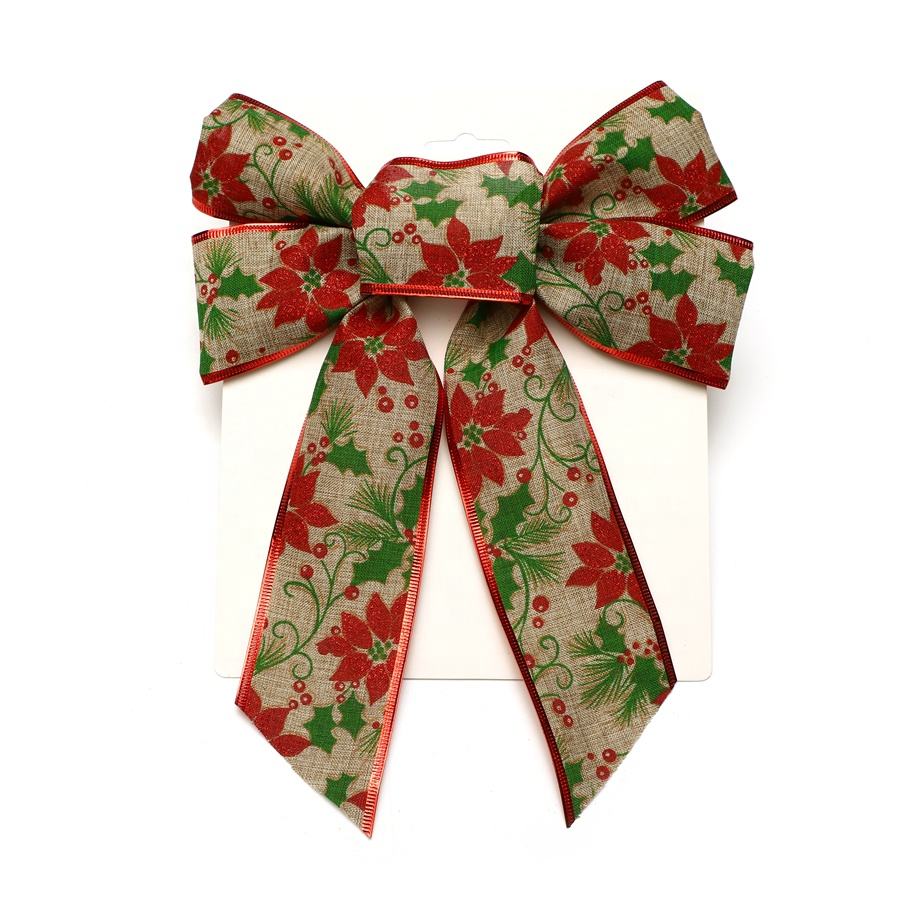 Wreath Butterfly Bow Wire Edge