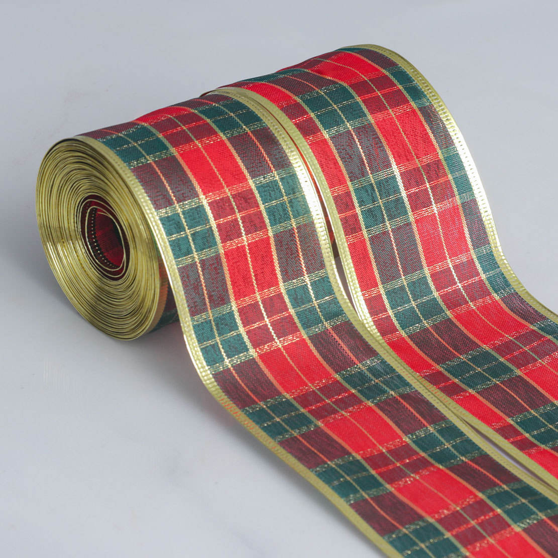 Nordic Halloween Gold Edge Ribbon 6.3cm for Shoes Hats