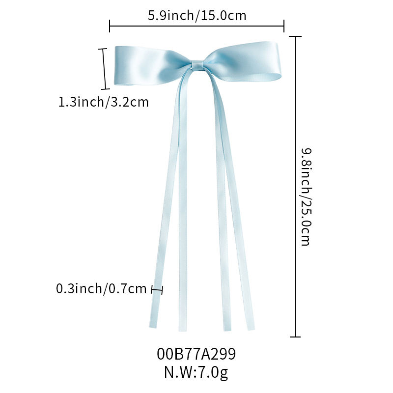 Colorful Handmade Bow Ribbon for Hair Clips for Girls