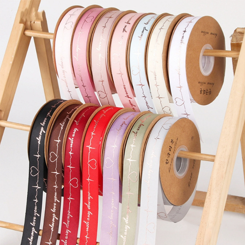 Valentine's Printed Grosgrain Ribbon 2.5cm x 29m