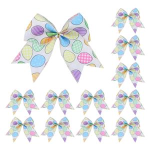 Spring Easter Burlap Bows for Gift and Home Decor
