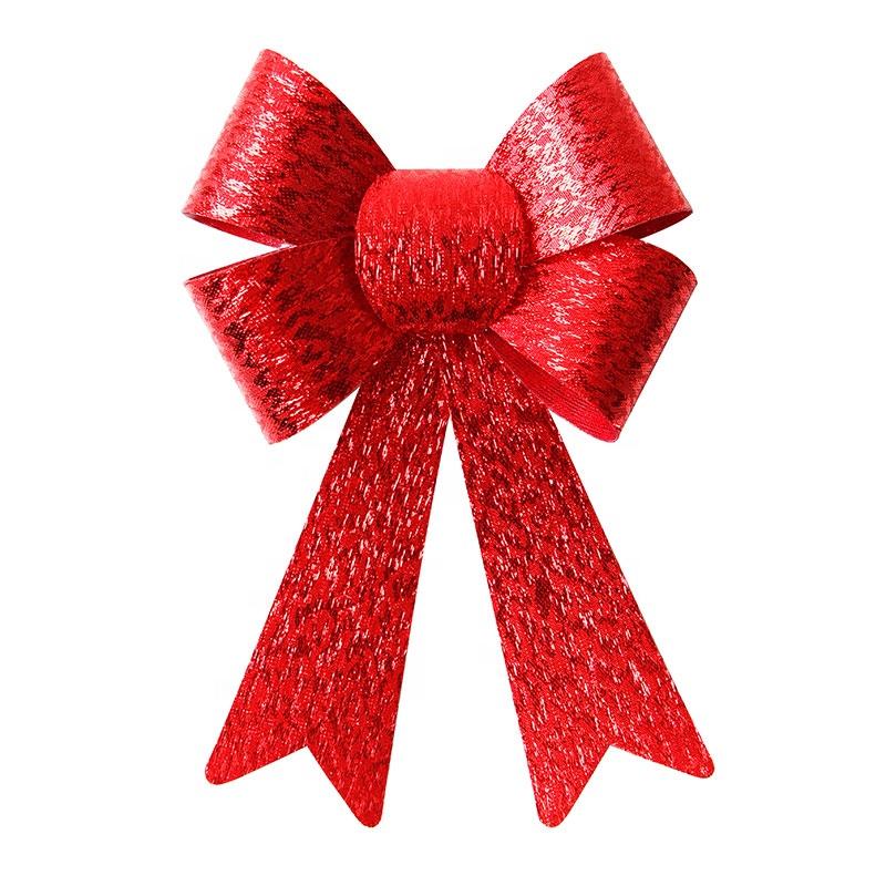 PVC Ribbon Bow 7 Colors In Stock Christmas High Quality