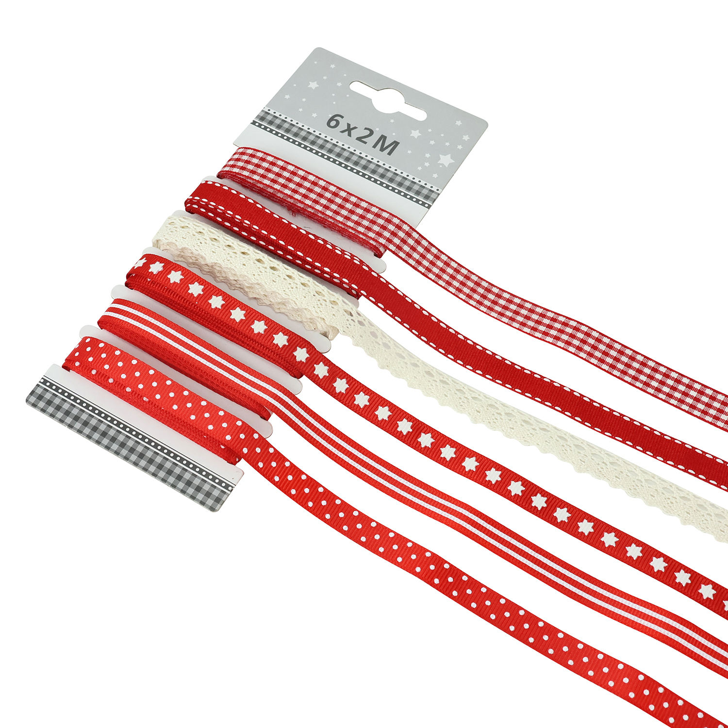 100% Polyester Multi-Color Combination Ribbon for Card Wrapping