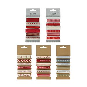 100% Polyester Multi-Color Combination Ribbon for Card Wrapping