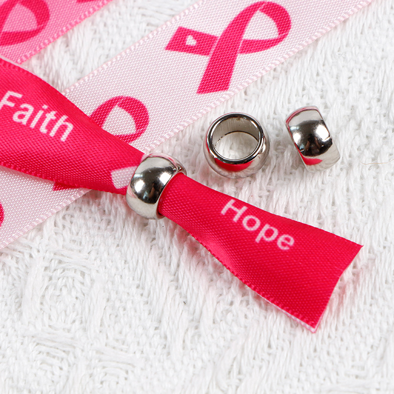 Custom Satin Ribbon with Logo Event Wristbands