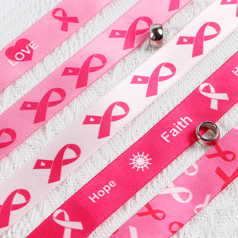 Custom Satin Ribbon with Logo Event Wristbands