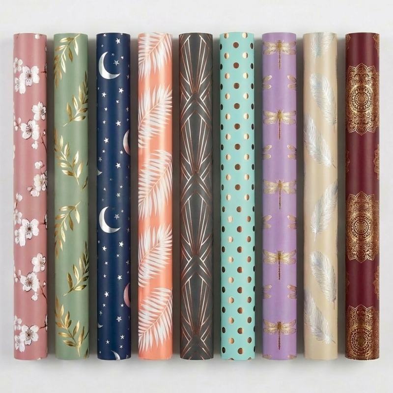Custom Gift Wrapping Paper Roll Wholesale for Christmas Birthday OEM