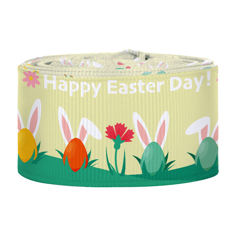 Eco-Friendly Grosgrain Easter Ribbon for Festive Decor
